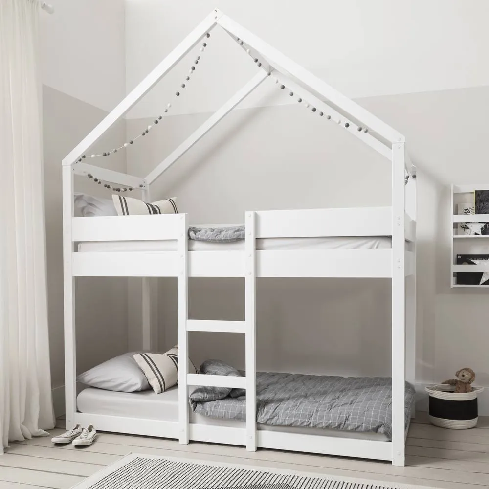 Nöa and Nani Sofie Bunk Bed House Cabin in White
