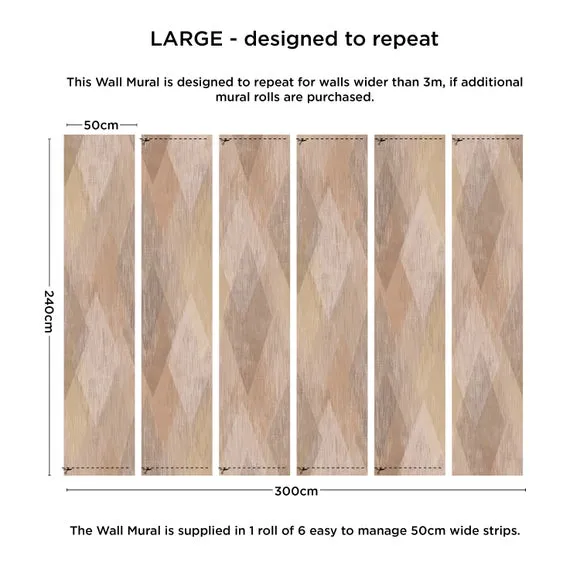 Textured Geo Mural 4