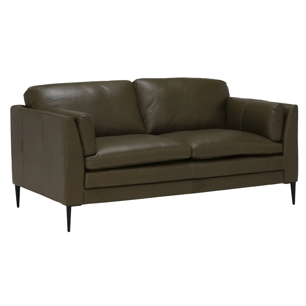 Zeta Leather Love Seat