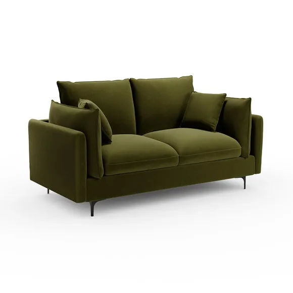 Ruby Velvet 2 Seater Sofa Bed 6