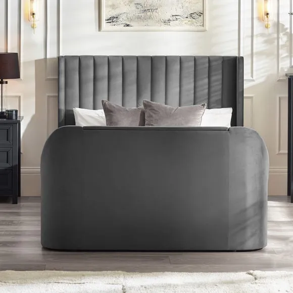 Clara Side Lift Ottoman TV Bed Frame 3