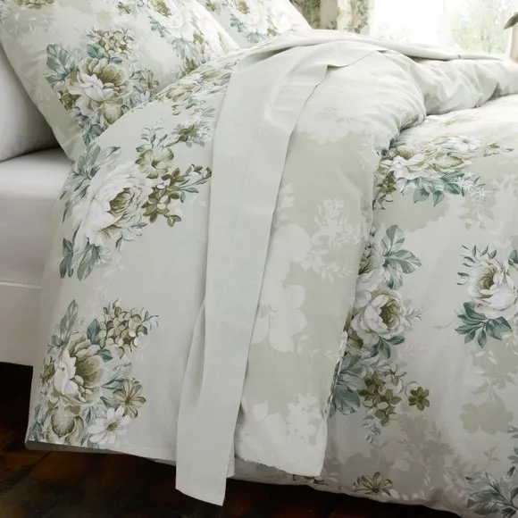 Darla Floral 100% Cotton Flat Sheet 1