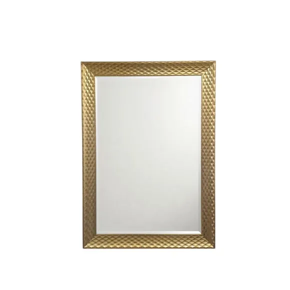 Yearn Diamont Framed Bevelled Rectangle Wall Mirror 2