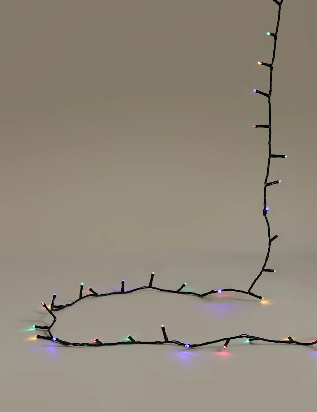 M&S 500 Multicoloured Mains String Lights Multi