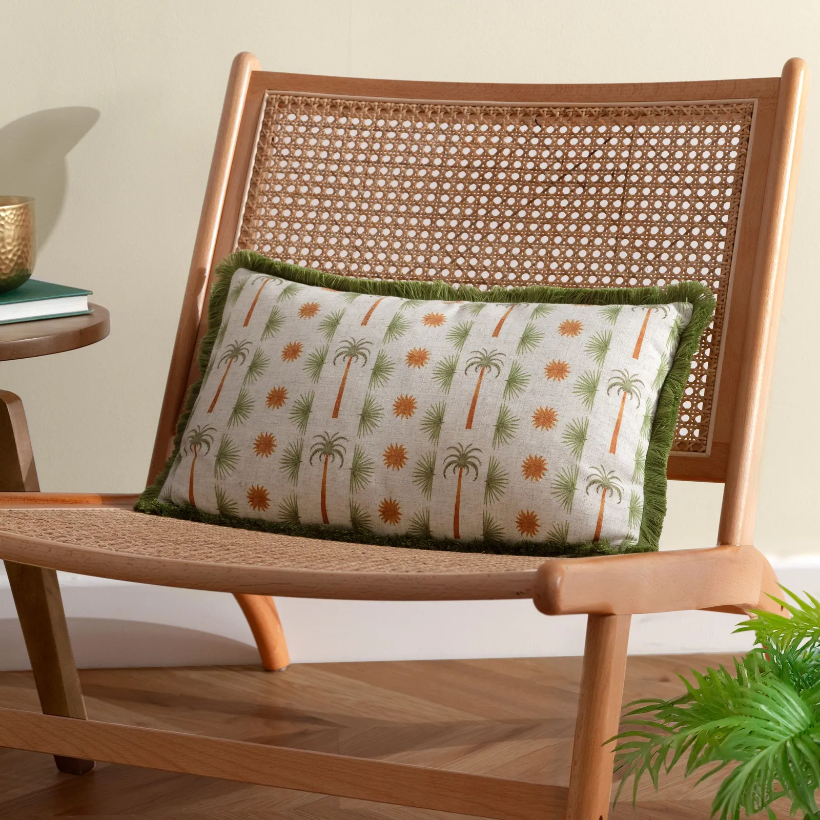 Furn Tropicala Palm Printed Cushion