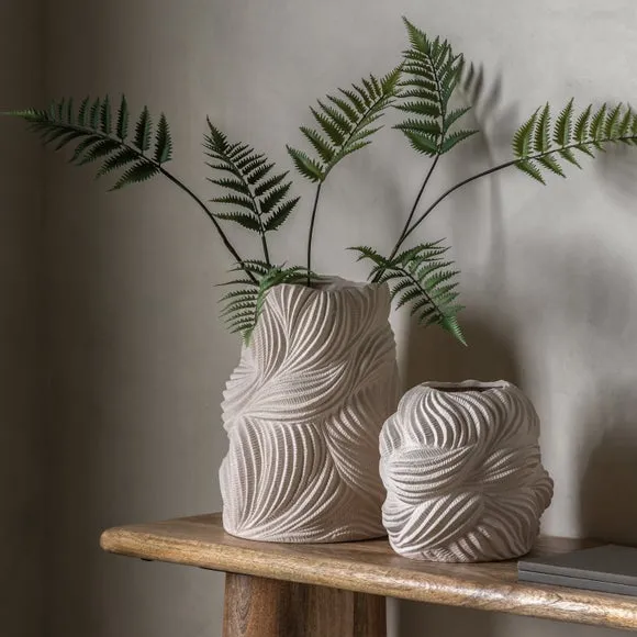 Crossland Grove Valence Vase 240Mm, Cream 3