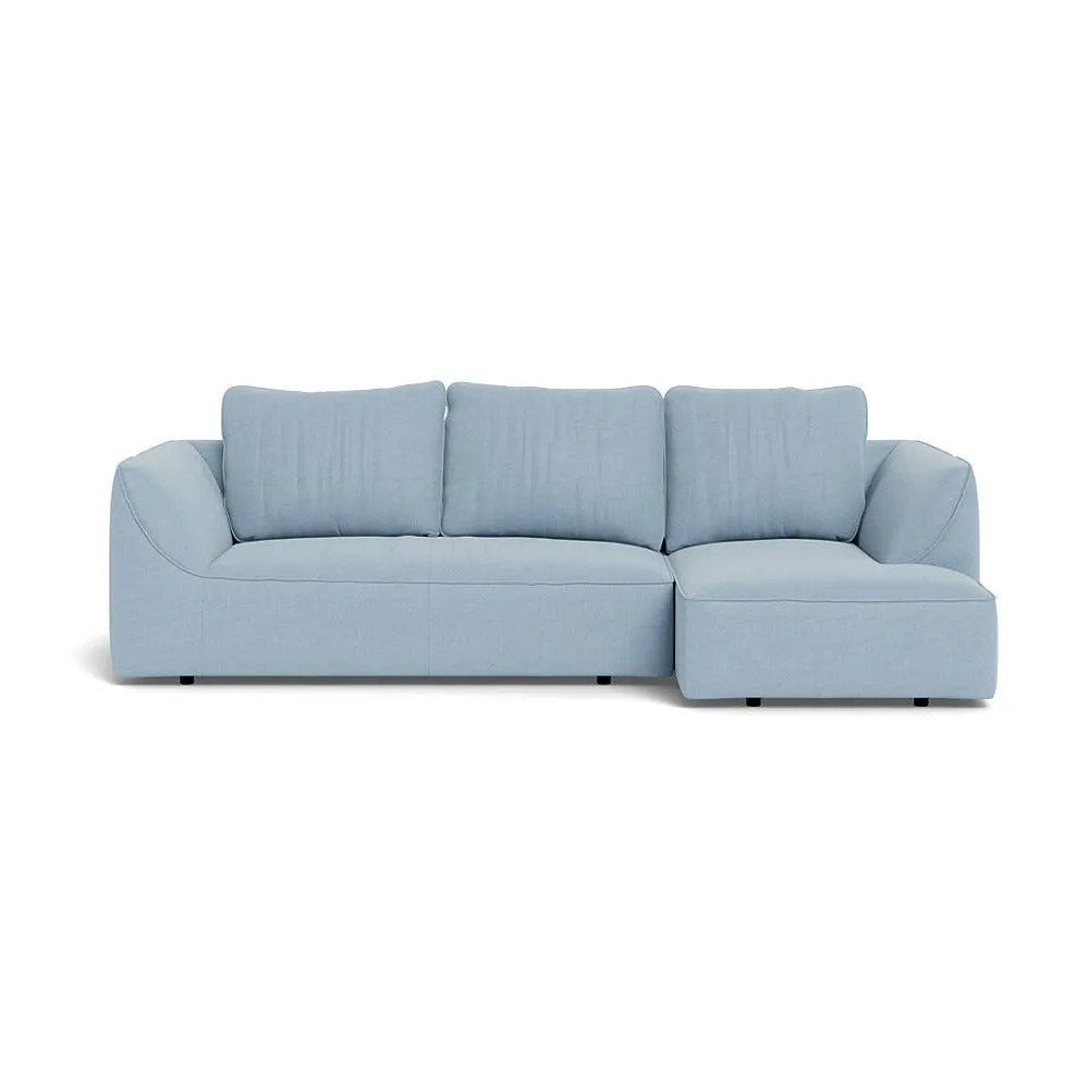 Heal's Morven Right Hand Facing Corner Chaise Sofa Capelo Linen-Cotton Sea Shanty 1