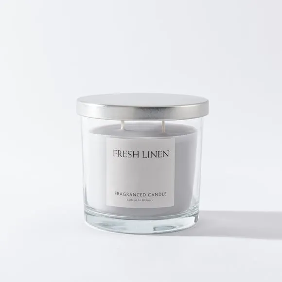 Fresh Linen Multi Wick Candle 4