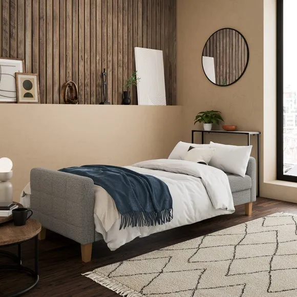 Harlow Flatweave Storage Double Sofa Bed 2