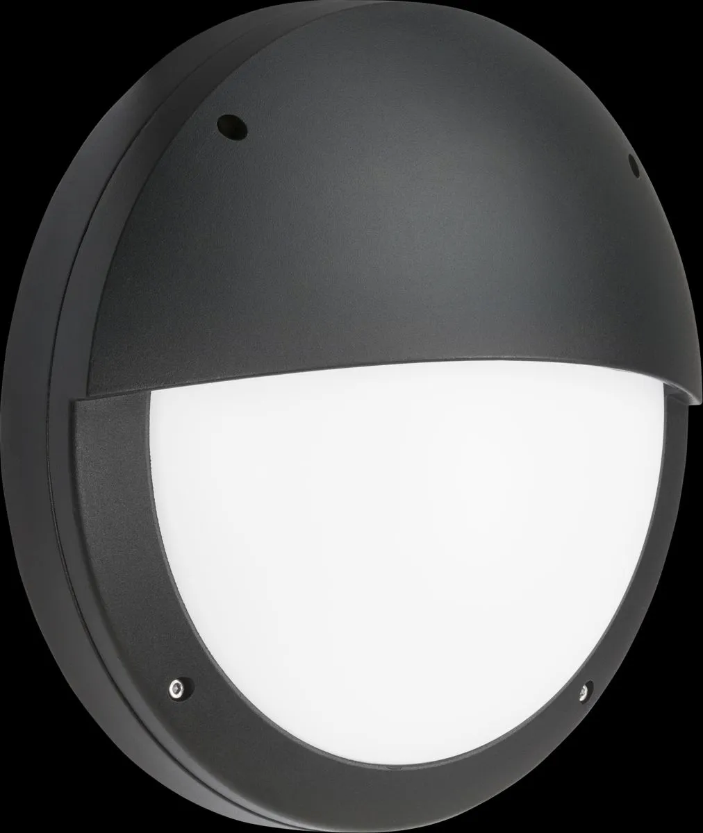 Netlighting LED Eyelid Bulkhead CCT with Microwave Sensor Black 230V IP65 18W