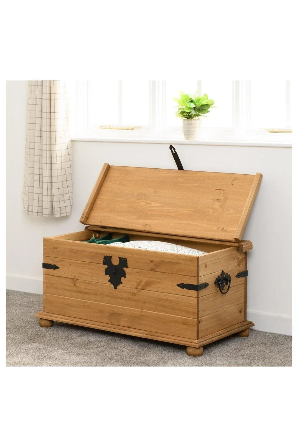Seconique Corona Single Storage Chest in Natural 4