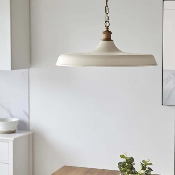 Return - Vogue Ashton Pendant Light, White 3