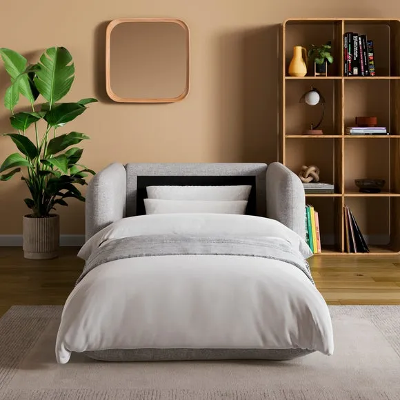 Nolan Mid Weave Snuggle Single Sofa Bed 2