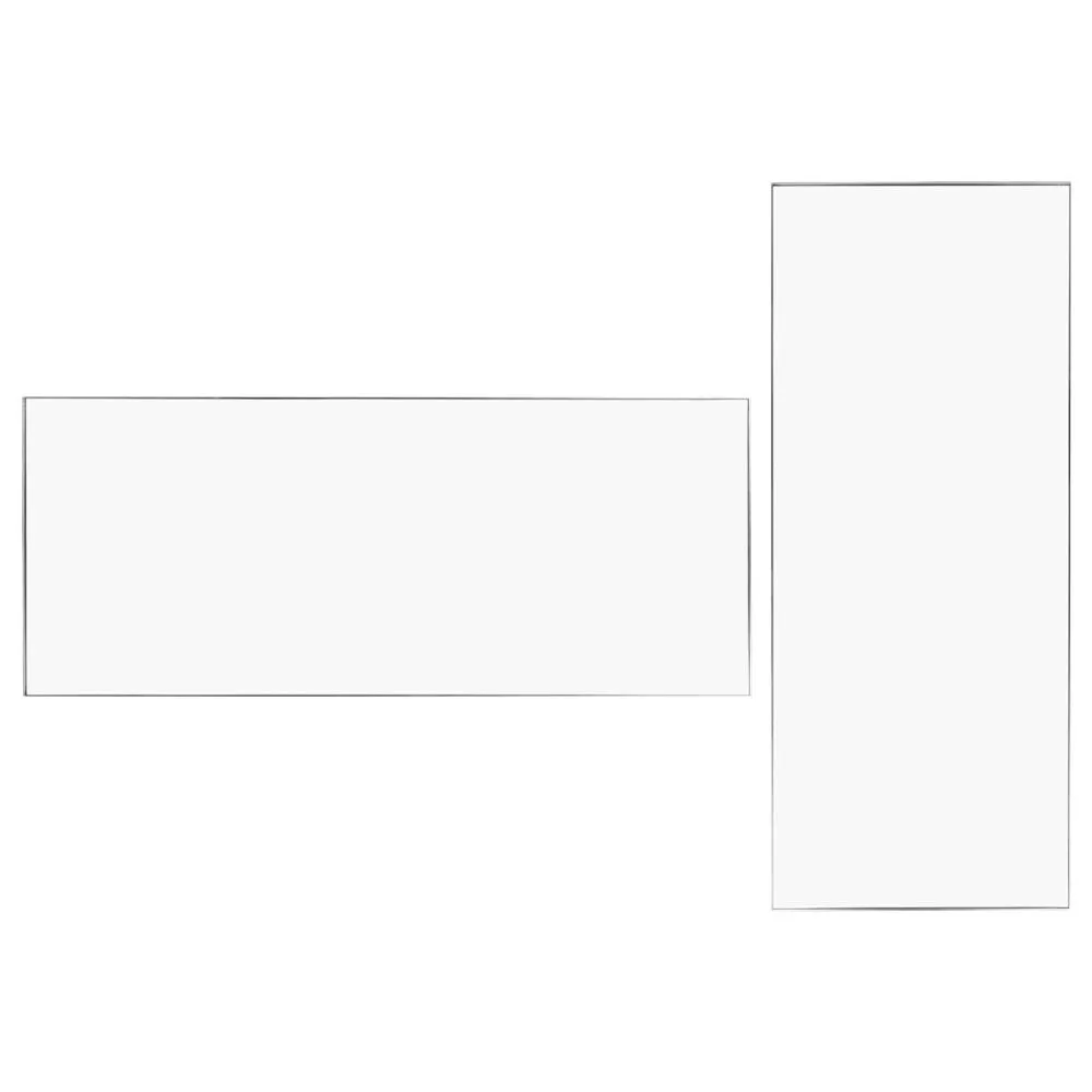 Heal's Fine Edge Mirror Rectangle 170x70cm Silver 1