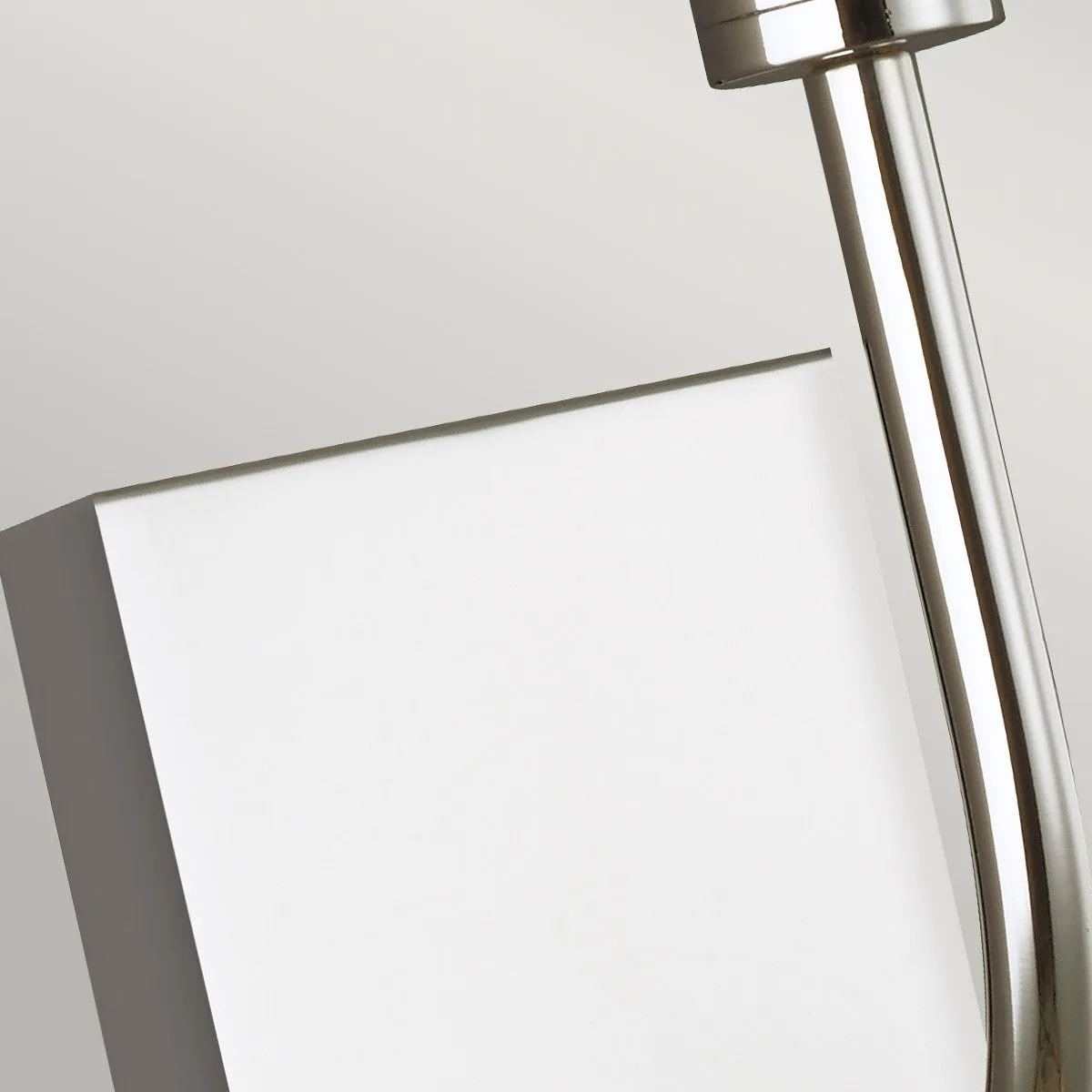 Netlighting Brianna 1 Light Wall Light Polished Nickel E14 in Grey 4