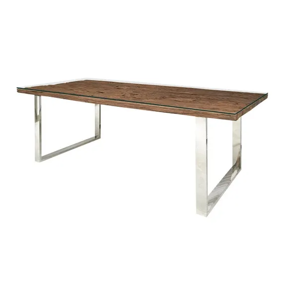 Indus Valley Railway Sleeper 8 Seater Dining Table 3