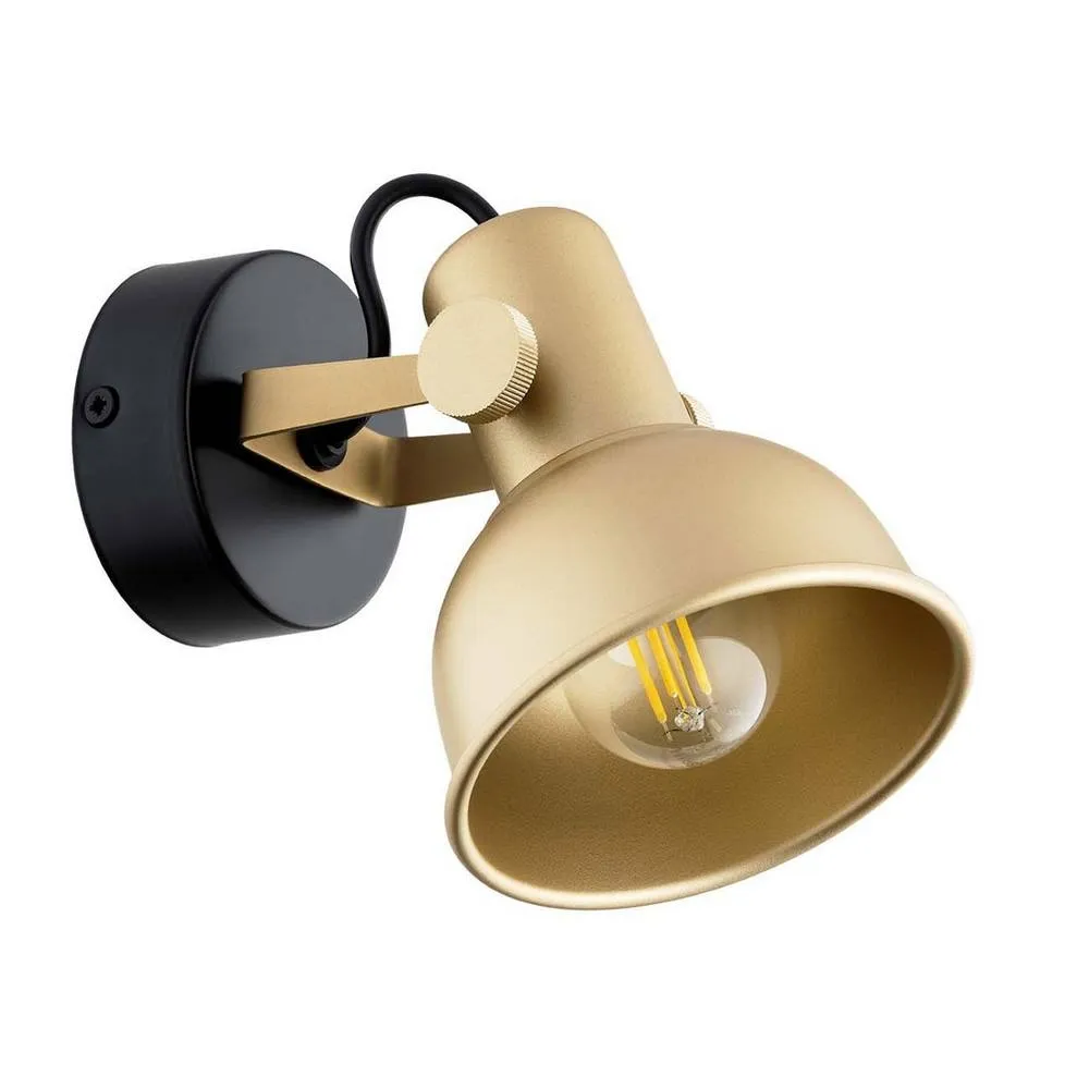 Netlighting Lenora Dome Wall Lamp Gold Black 2