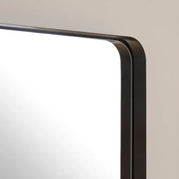 New York Rectangle Curved Corner Full Length Wall Mirror 2