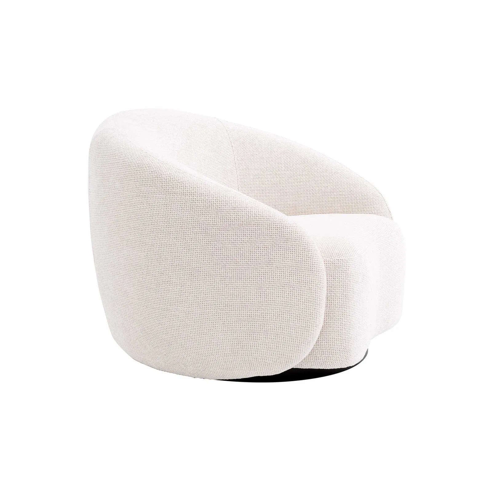 Eichholtz Swivel Armchair Amore 97X91X74, White Fabric | Barker & Stonehouse 4