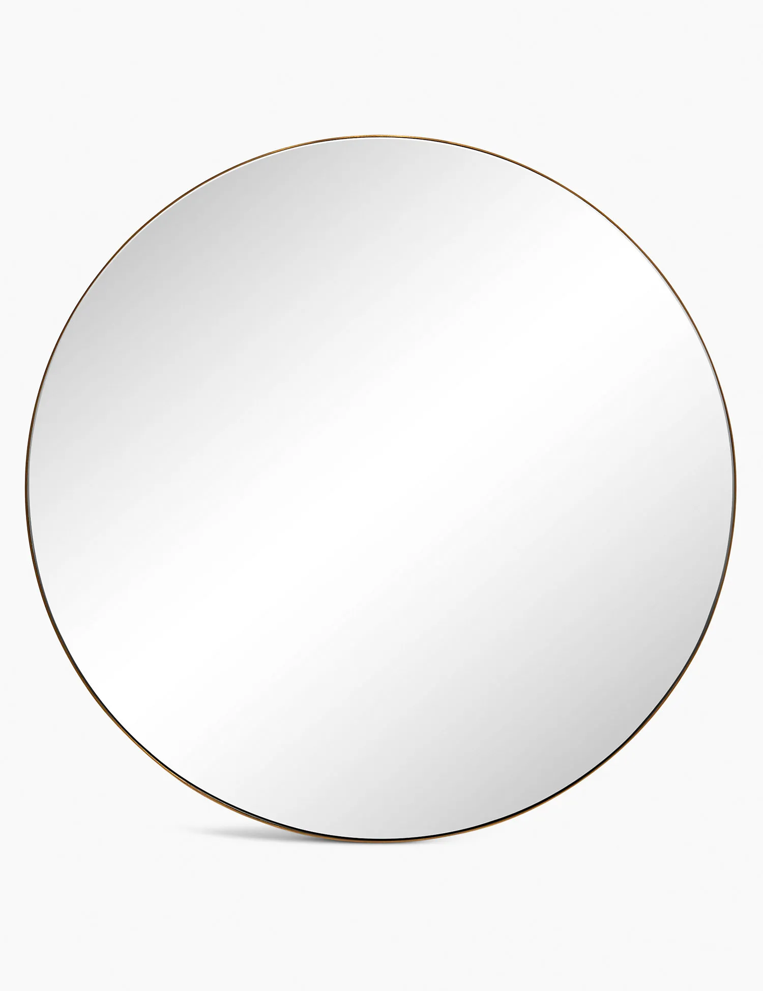 M&S Milan Large Round Mirror Gold