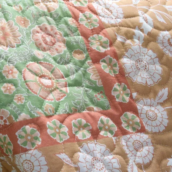 Rae Floral Cotton Bedspread 2