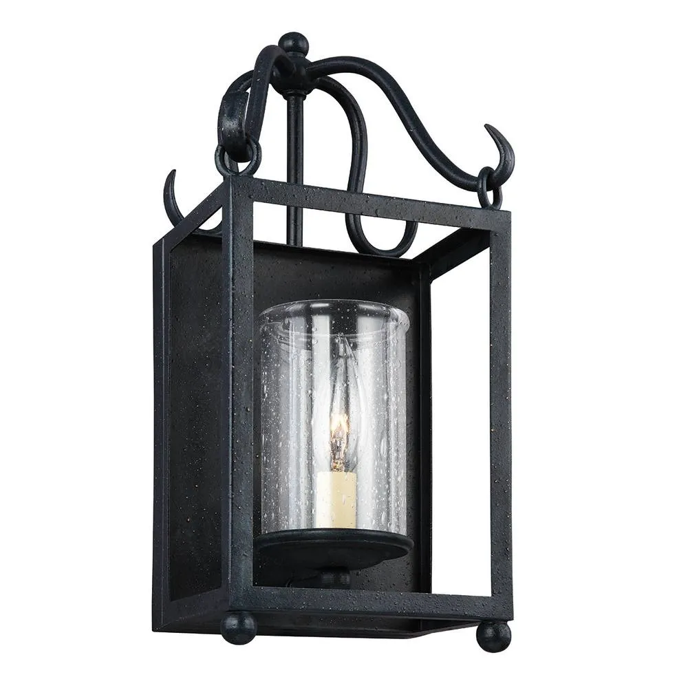 Netlighting Declaration 1 Light Indoor Wall Light Iron E14 in Black