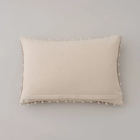 Jersey Bobble Banded Rectangle Cushion 5