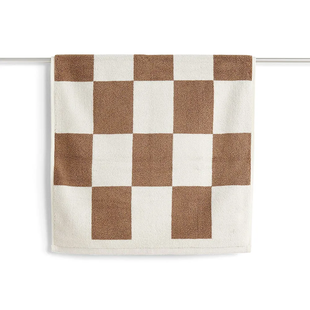 HAY Check Bath Mat Capuccino 2