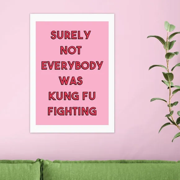 East End Prints Kung Fu Fighting Print 1