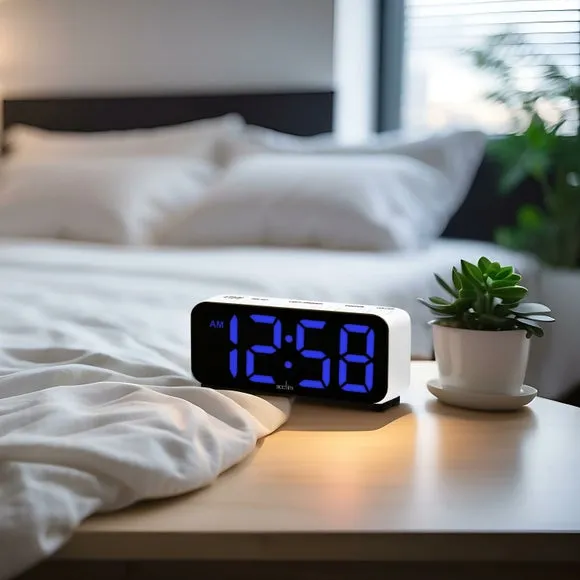 Acctim Jaxon Multicoloured LED Alarm Clock