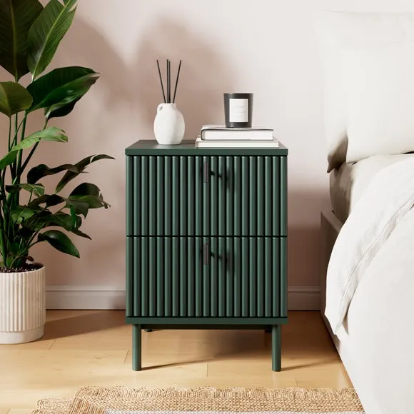 Elsie 2 Drawer Bedside Table 1