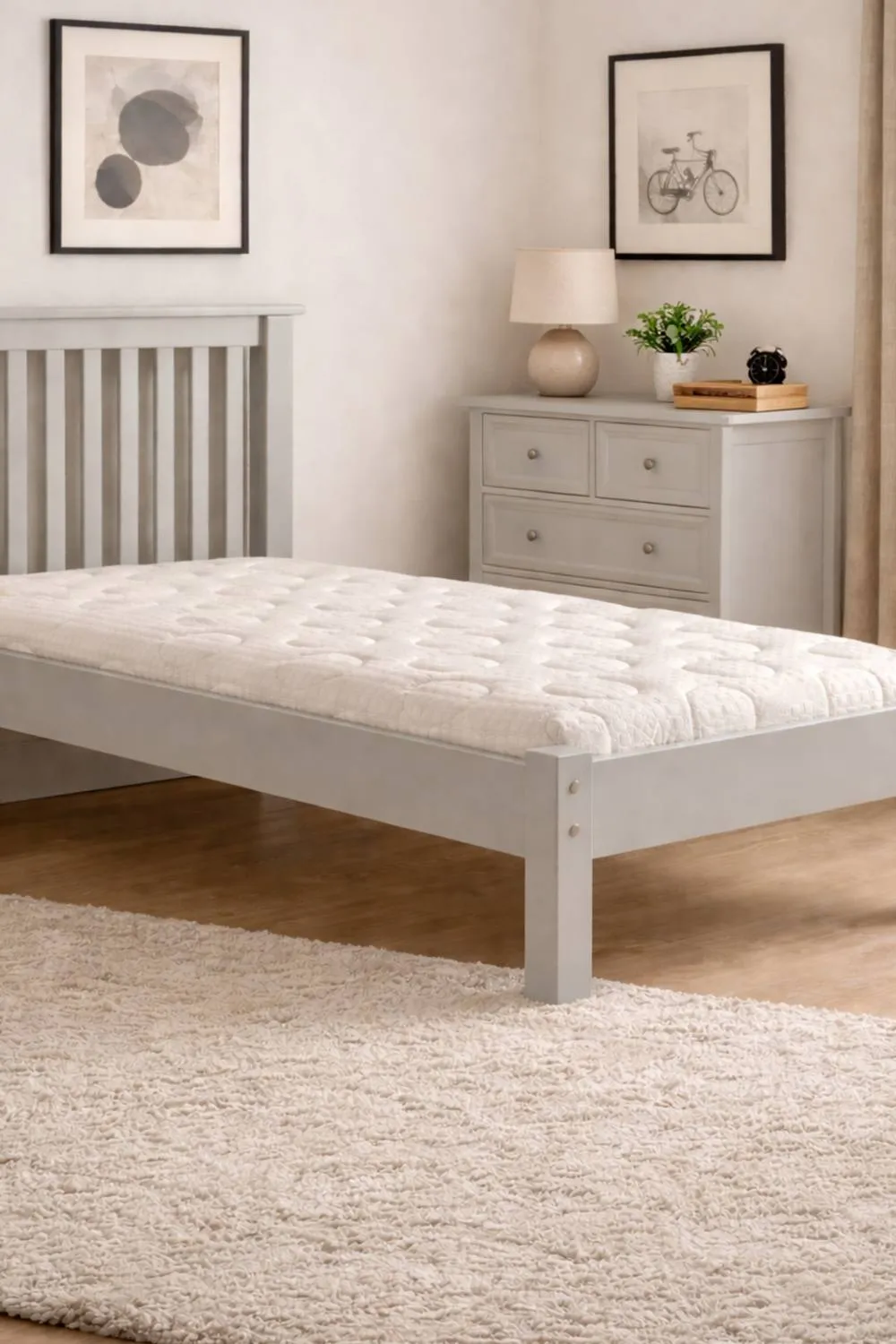 Julian Bowen Capsule Memory Foam Rolled Mattress in White
