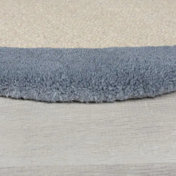 Bonnie Scallop Border Wool Round Rug 4