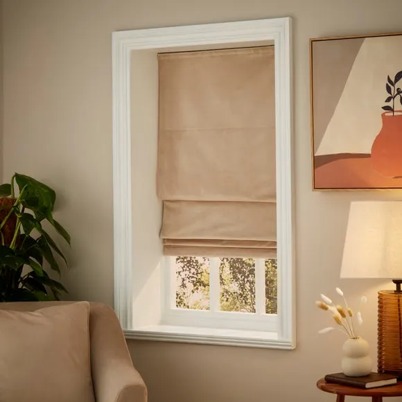 Recycled Velour Roman Blind 2