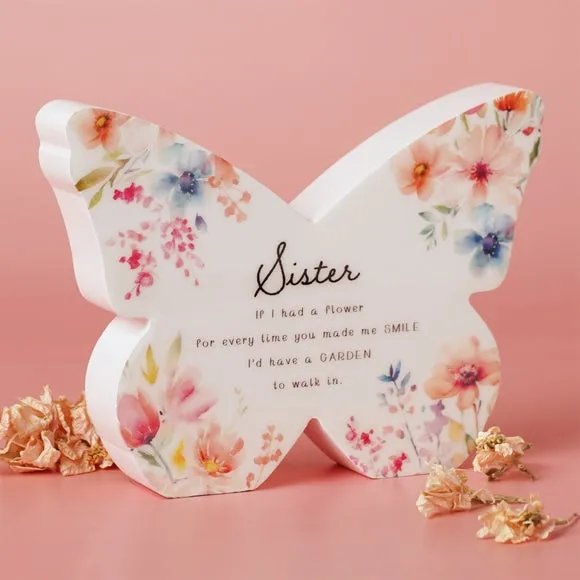 The Cottage Garden Floral Mantel Butterfly Ornament