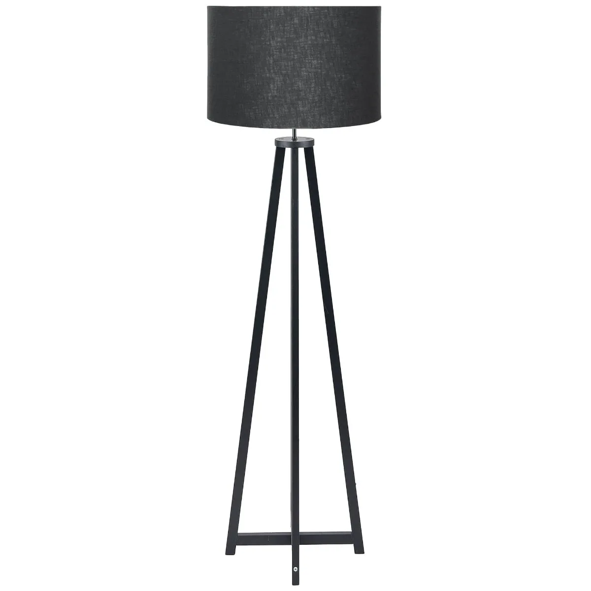 Black Tapered Floor Lamp Wood | Barker & Stonehouse