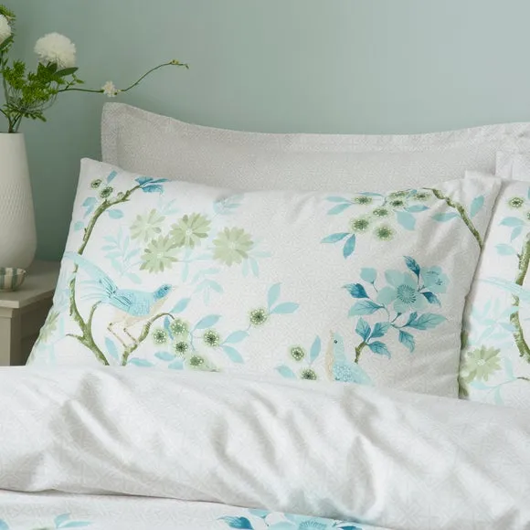 Ditsy Bird Polycotton Duvet Cover & Pillowcase Set 2