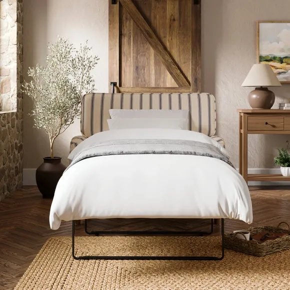 Beatrice II Folkstone Stripe Single Snuggle Sofa Bed