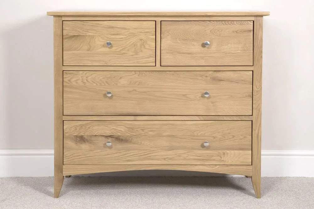 Statement Furniture Edward Hopper 2 Over 2 Chest of Drawers in Brown