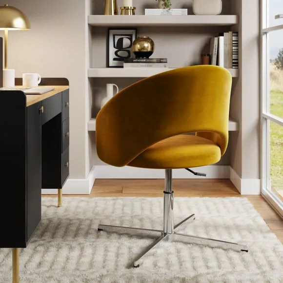 Fergie Velvet Office Chair 2
