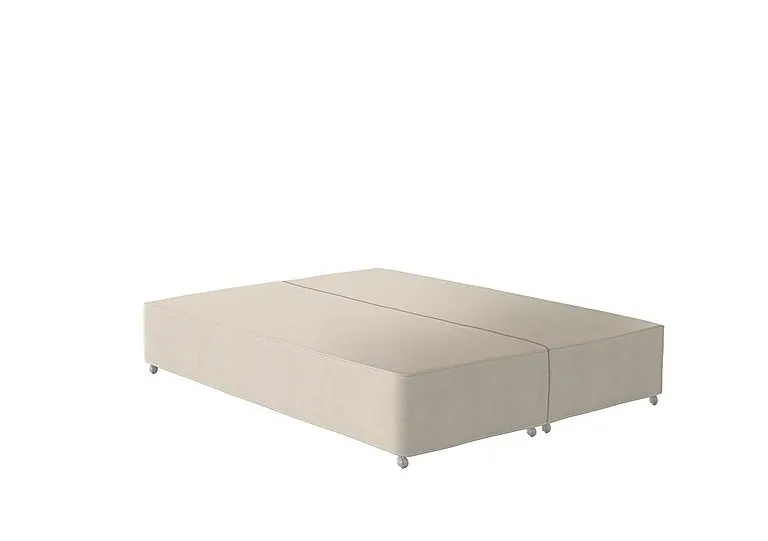 Viceroy Divan Base - King Size - Chain Weave Fawn