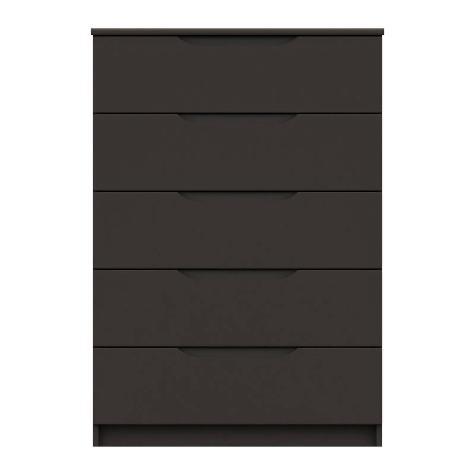 Legato Graphite 5 Drawer Chest Black