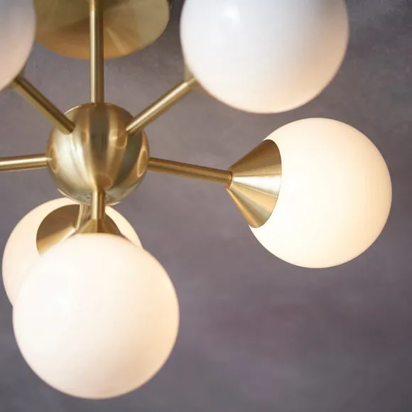 Vogue Elberton 6 Light Semi Flush Ceiling Light 5