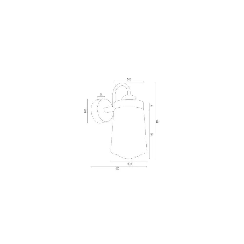 Netlighting Pasadena Outdoor Wall Lantern White Shine Brass Steel IP44 4