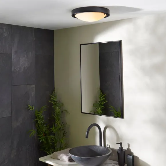 Pluto Bathroom Flush Ceiling Light 5