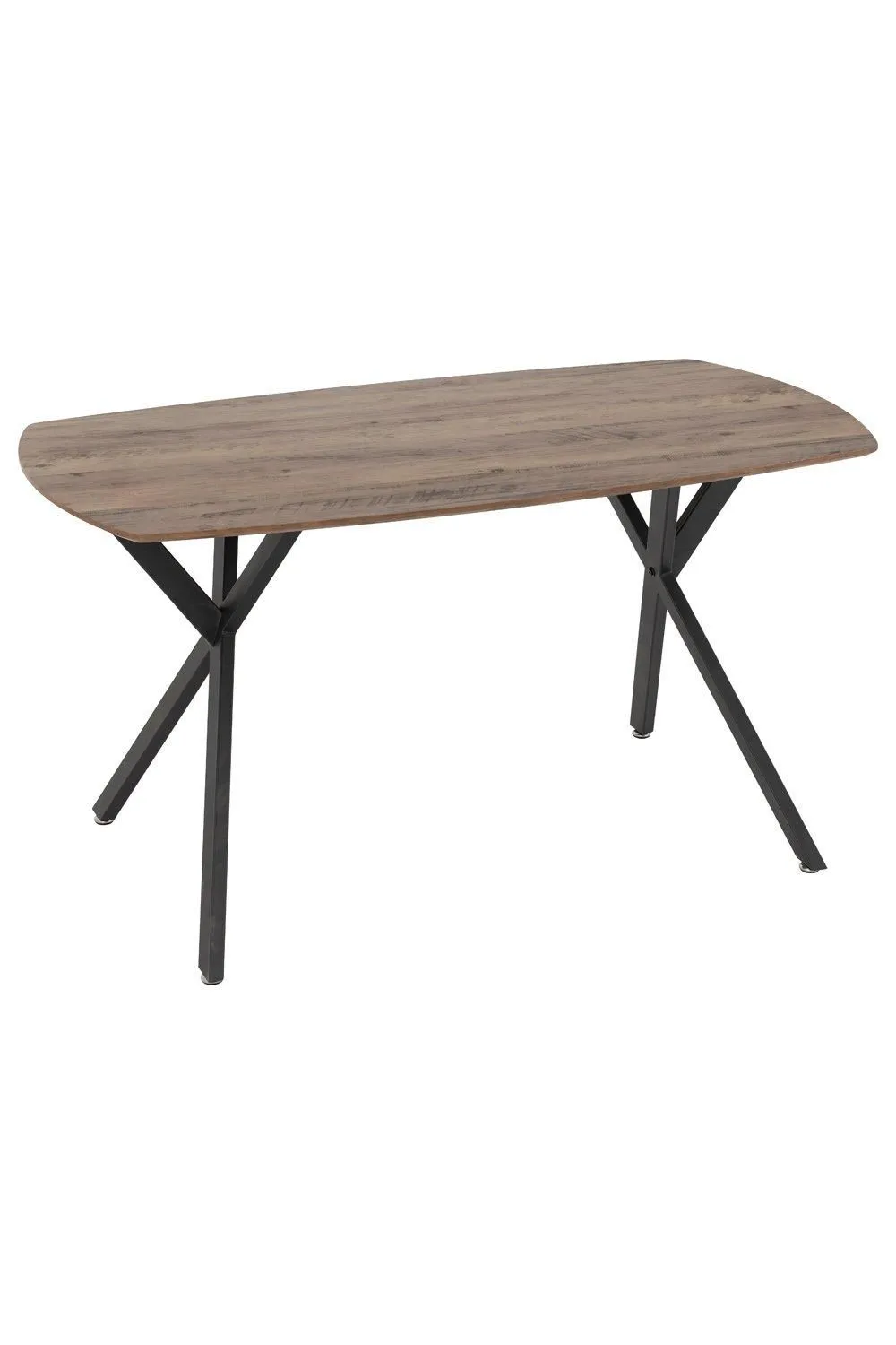 Seconique Athens Rectangular Dining Table in Dark Brown