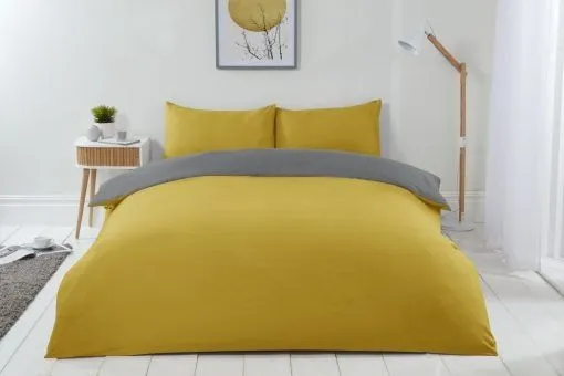 New Edge Blinds Brights Reversible Duvet in Yellow