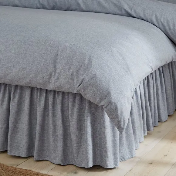 Chambray Microfibre Valance 2