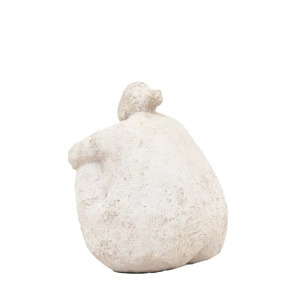 Crossland Grove Mrs Cement Decoration 170mm, Cream 5