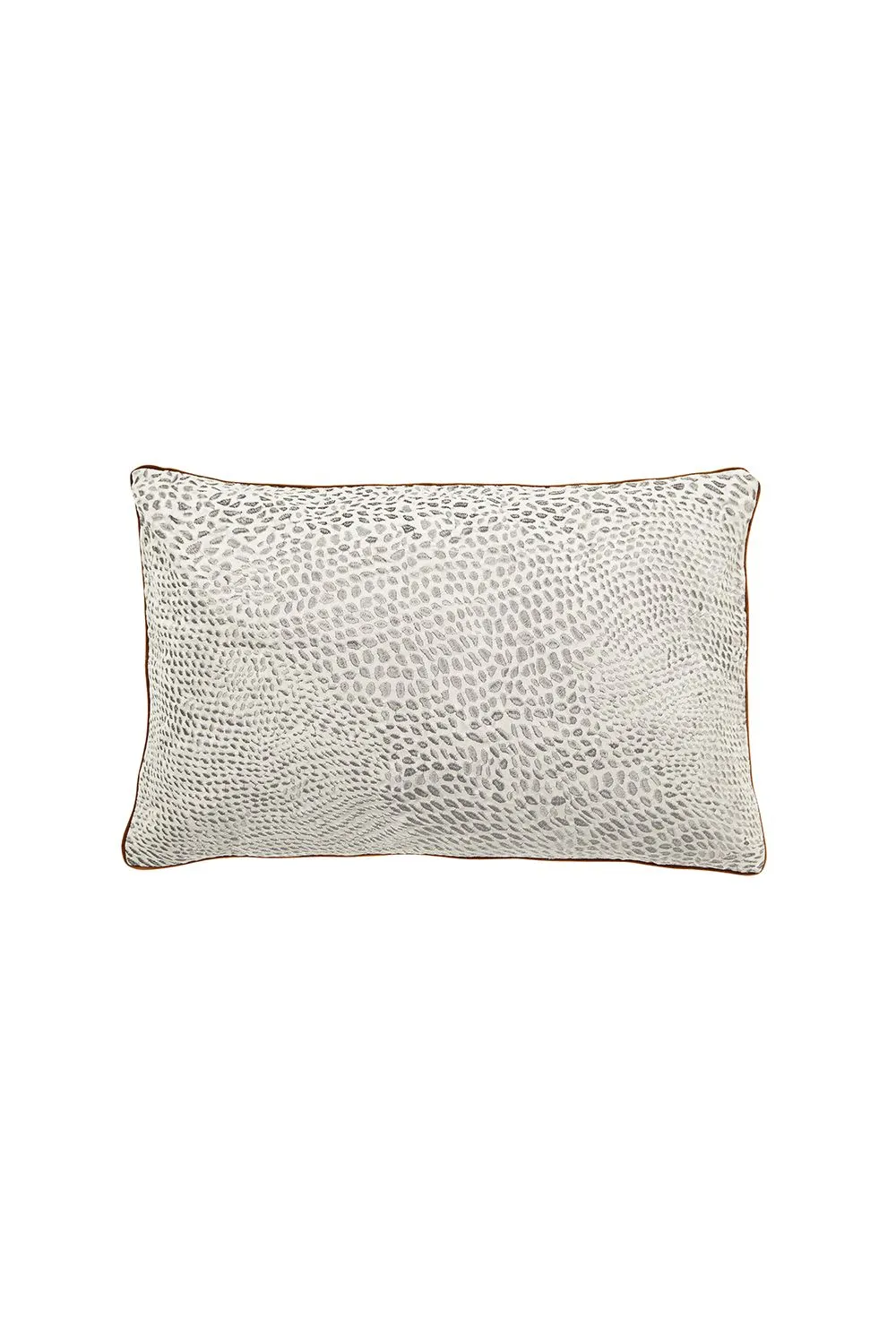 Nalu Nicole Scherzinger 'Glow' Woven Cushion in Stone